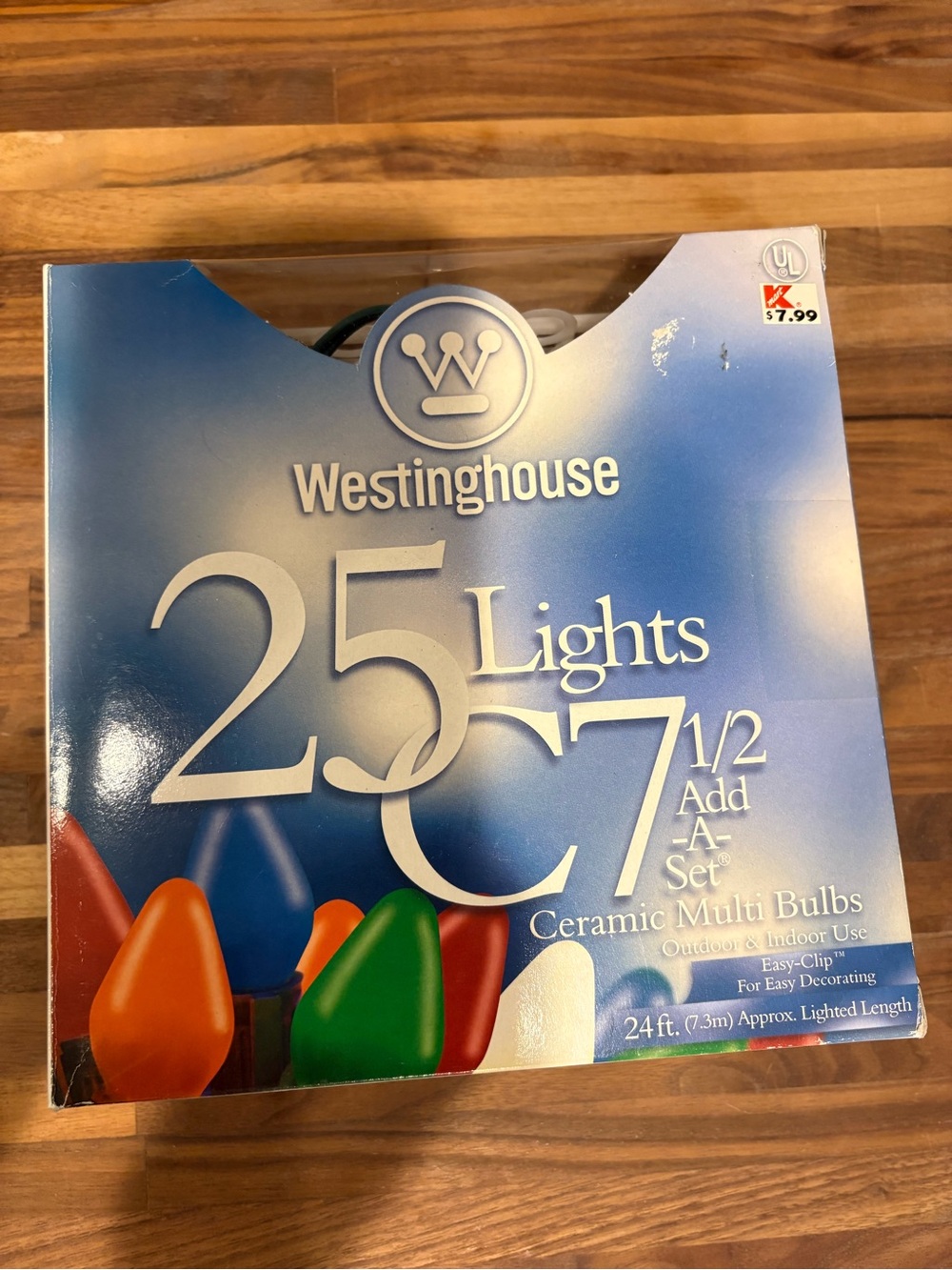 25 C7 Westinghouse Ceramic Multi Bulb String Lights